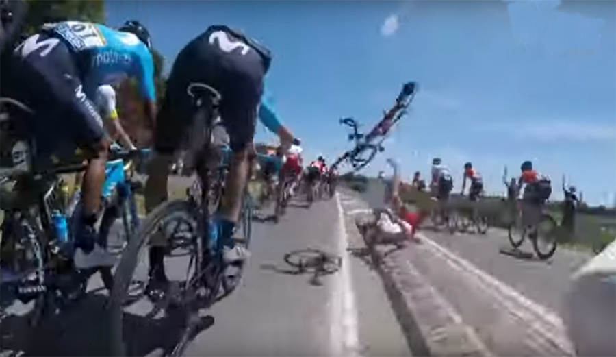 This Tour de France Crash Is a Good Reminder of How Gnarly Road Cyclists Are