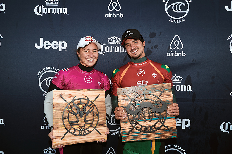 Carissa Moore, Gabriel Medina Win 2019 Corona Open J-Bay
