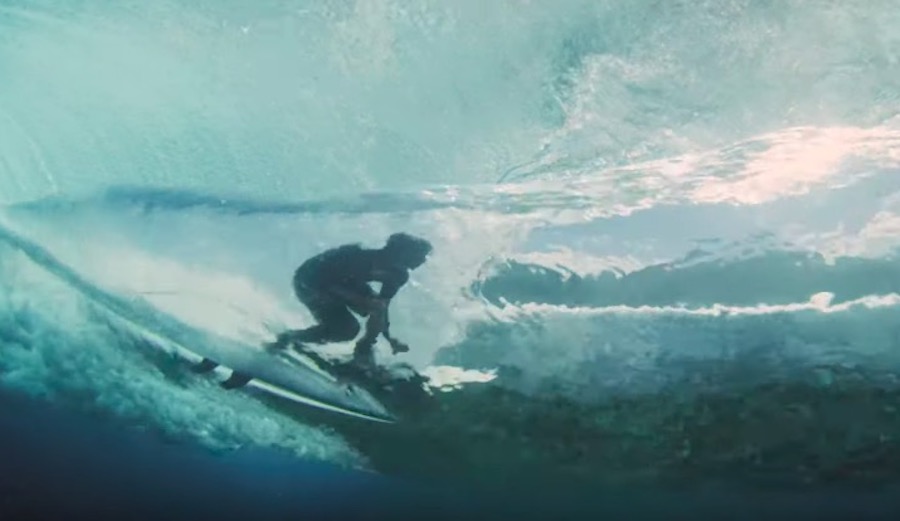 John Florence from underwater.