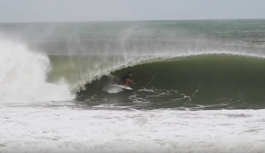 Miyazaki Japan typhoon swell.