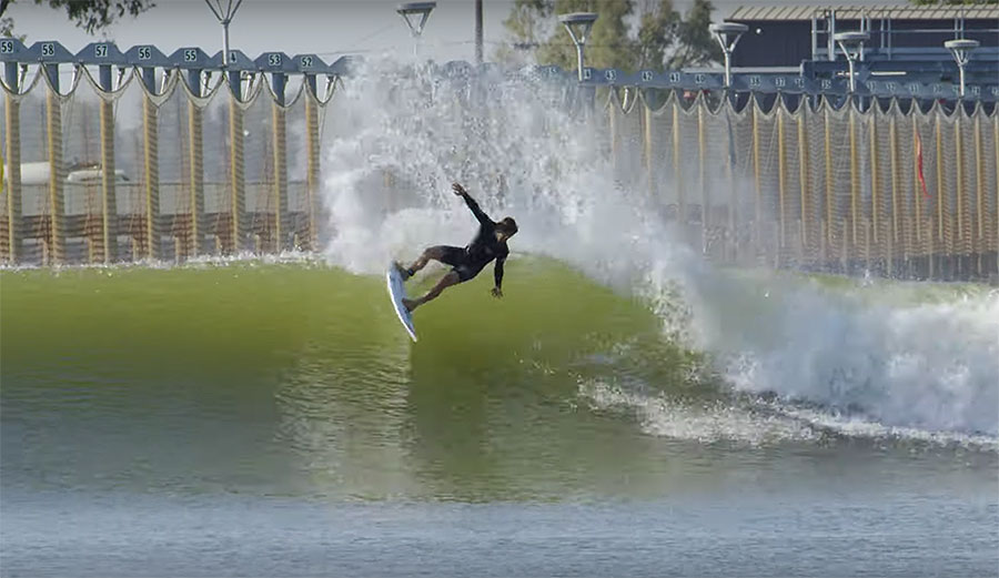 Conner Coffin surfing Surf Ranch