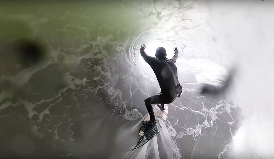 Koa Smith surfing at Skeleton Bay