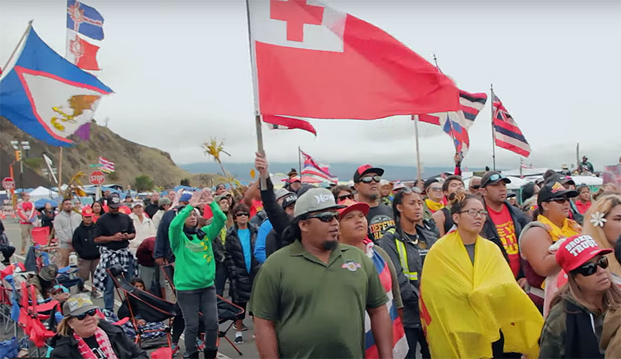 Protest in Hawaii over Thirty Meter Telescope
