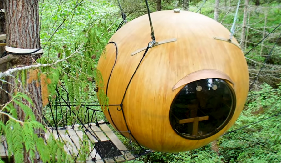 Check Out These Spherical Tree Houses Built for Sustainable Living
