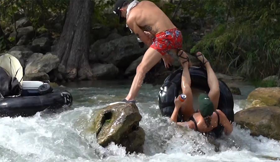 These Drunk Tubing Fails on the Guadalupe River in Texas Are Vicious