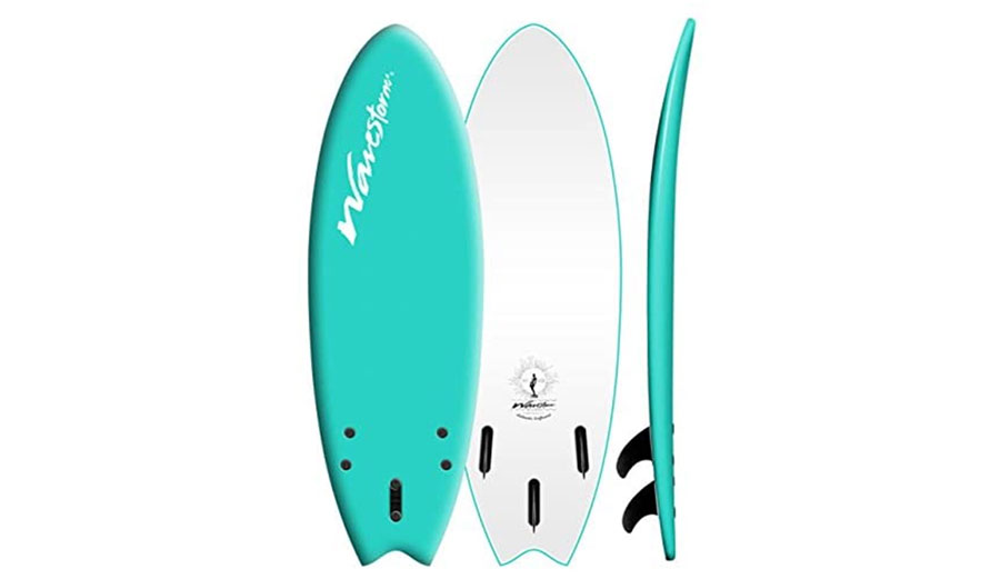 Wavestorm swallowtail surfboard