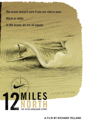 12 miles north