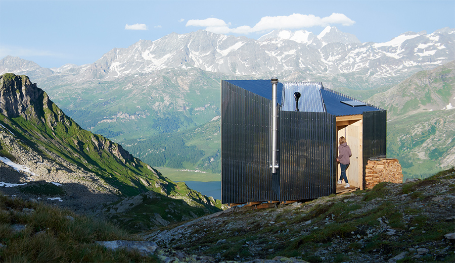 Check Out This Zero-Waste Hut in the Swiss Alps