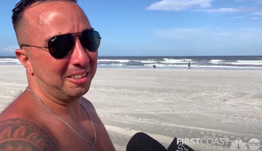 Jacksonville Beach Florida Surfer