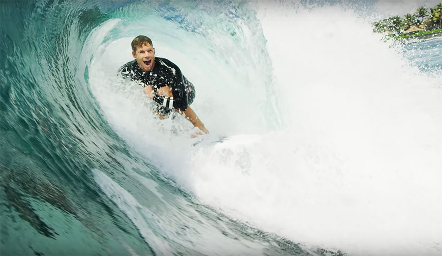 John John Florence surfing in Bali