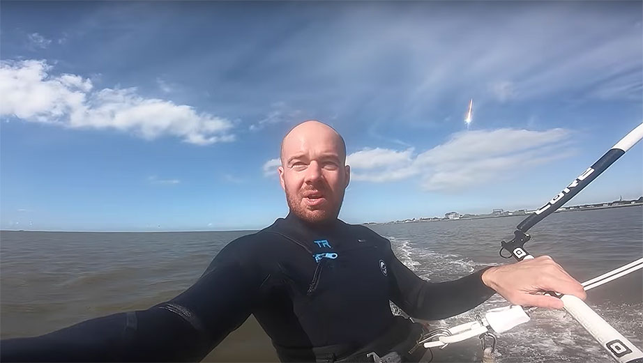 Kiteboarder in Germany