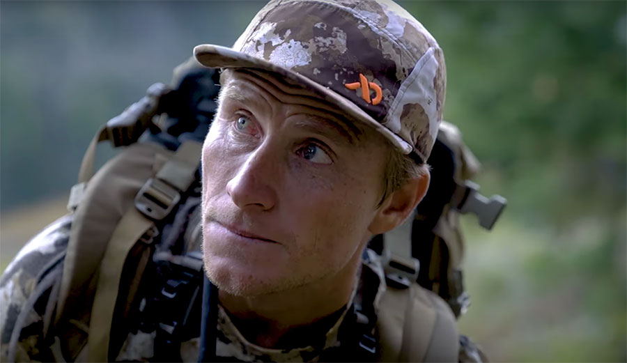 Mark Healey hunting for elk.