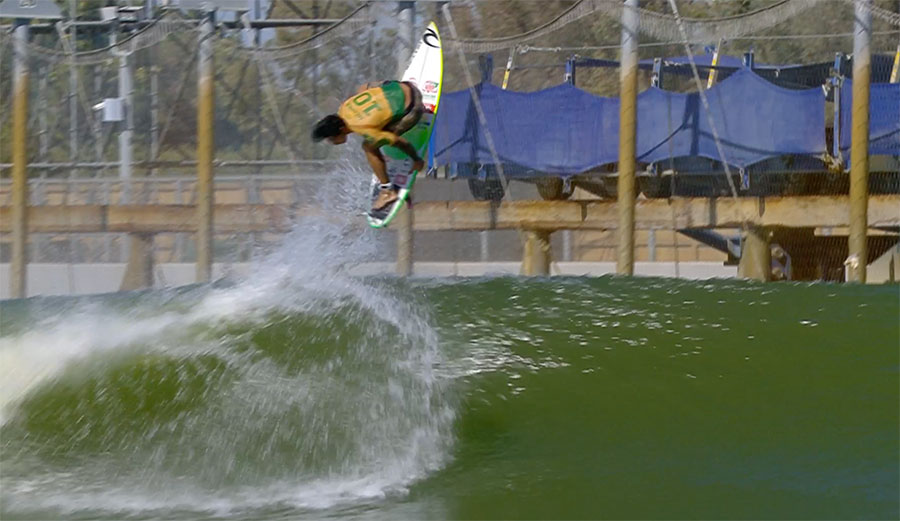 Gabriel Medina has the Surf Ranch locked down tighter than a maximum-security prison.