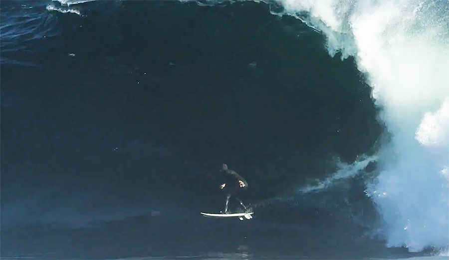 Surfing at Shipstern Bluff