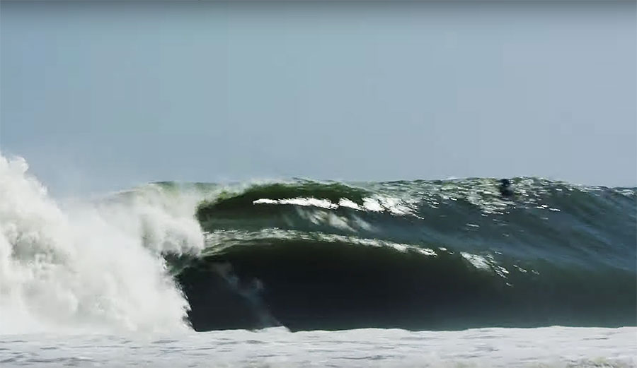 Surfing Skeleton Bay, Namibia