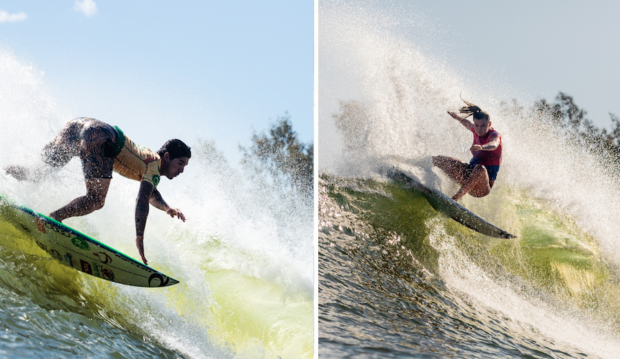 Gabriel Medina and Lakey Peterson Take Win 2019 Freshwater Pro