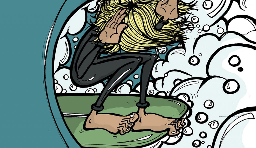 Mark Iomall, surf art