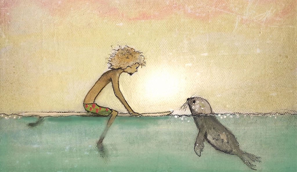Surf art, lea wells