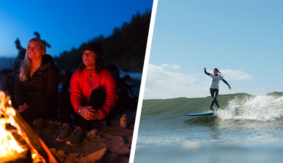 Tofino surfing