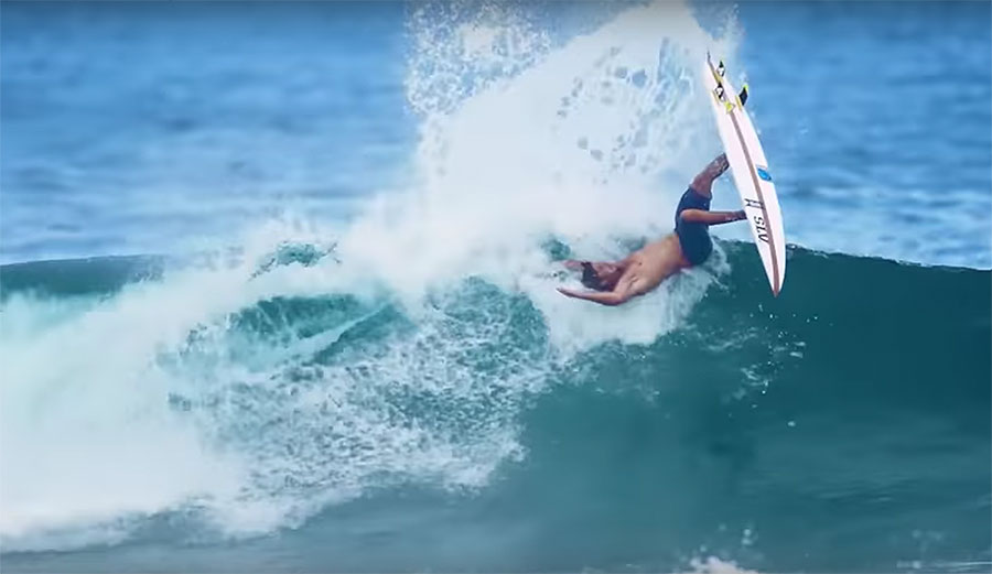 Clay Marzo surfing