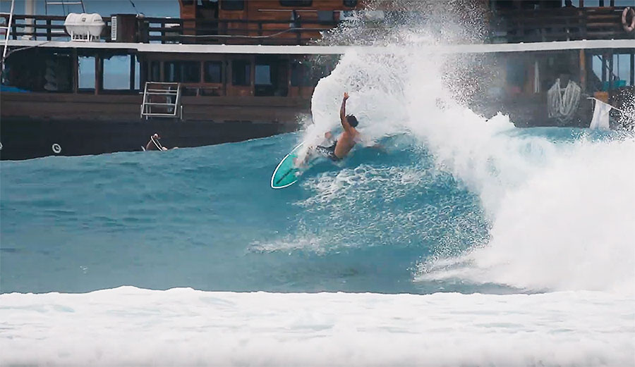 Surfing at Hollow Trees Indonesia