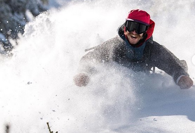 The first powder clips of the season