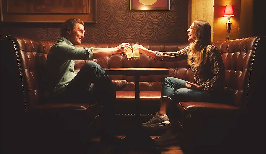 Matthew McConaughey and Maya Gabeira