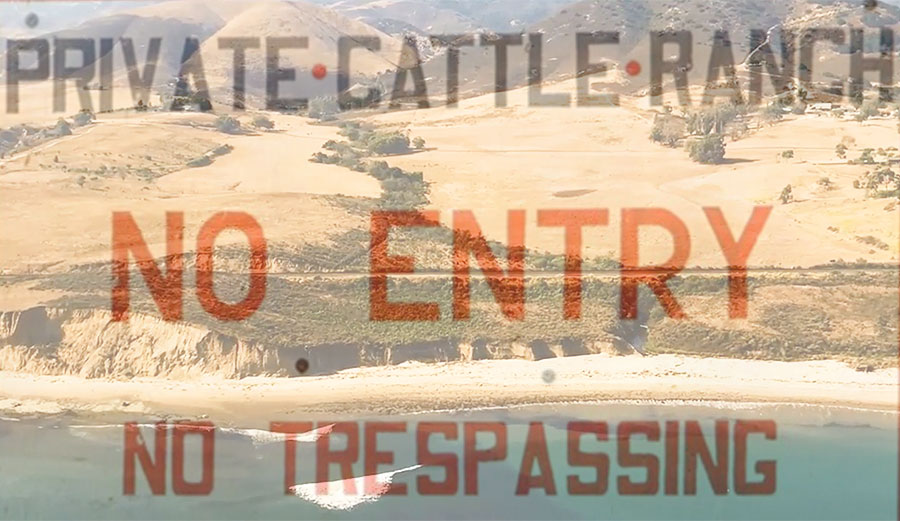 Hollister Ranch no entry