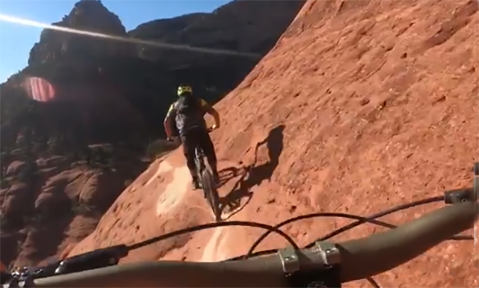 Kilian Bron Makes Mountain Biking in Sedona, Arizona Look Pretty Rowdy
