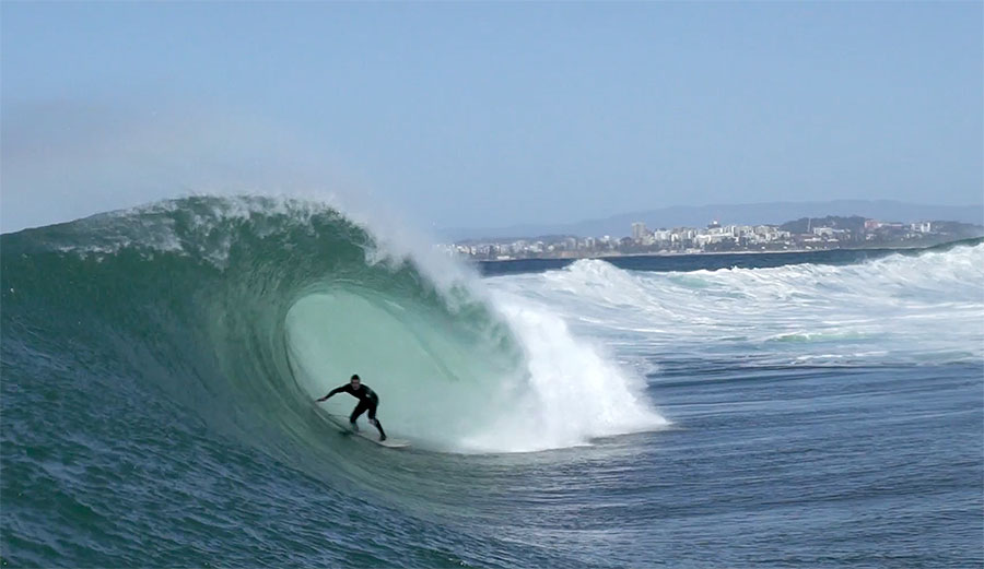 Dean Bowen surfing in Australia