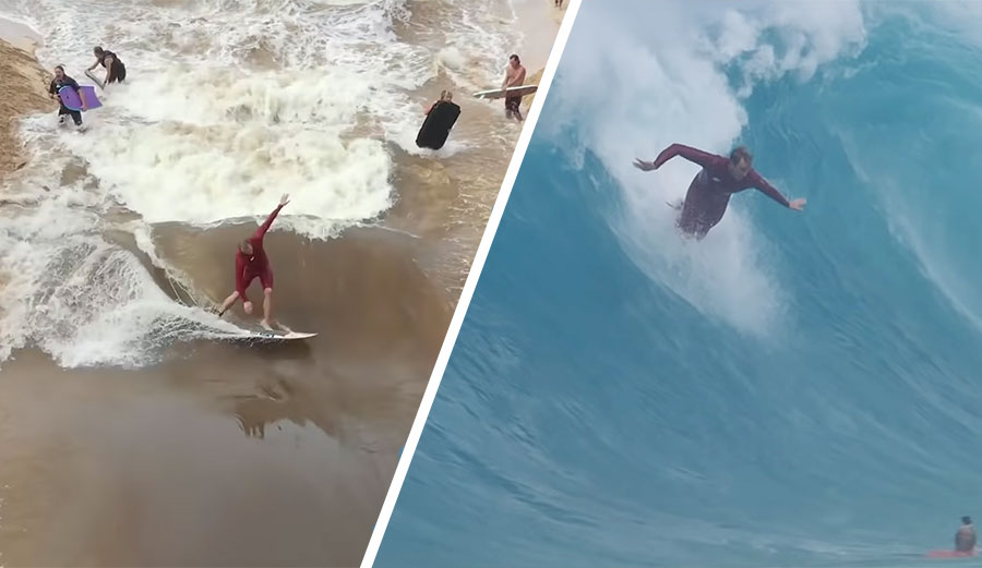 Jamie O'Brien surfing
