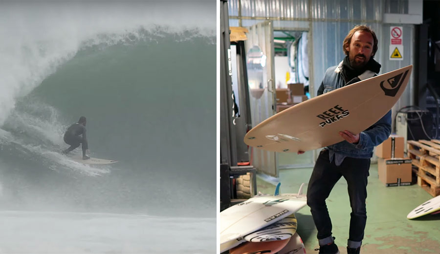 Kepa Acero surfing