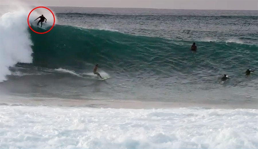 Surfing Pipeline