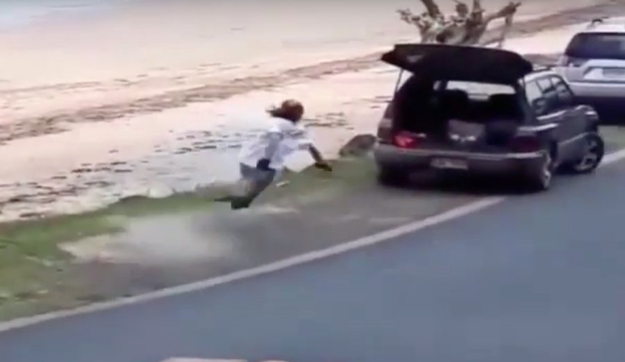 This Skater Was So Lucky He Was Wearing a Helmet