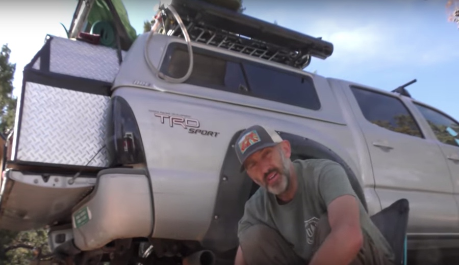 This Guy Has Spent 5 Years Sleeping in the 5-Foot Bed of His Toyota Tacoma Micro Home