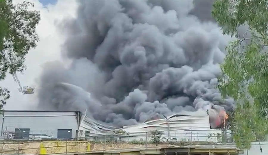 DHD Surfboards Factory fire