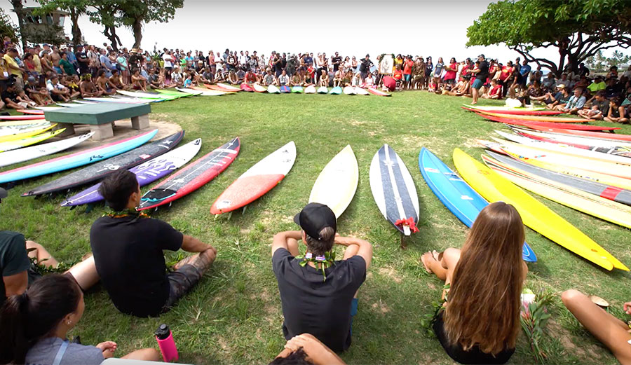 Eddie Aikau big wave invitational opening ceremony