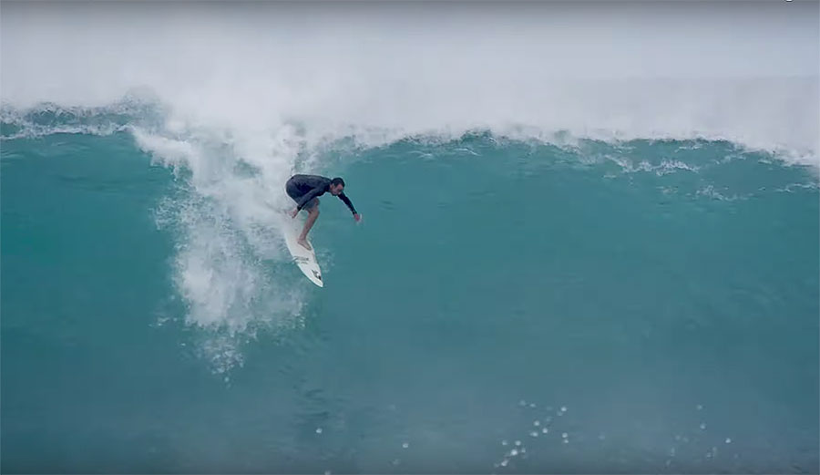 Surfing at Pipeline