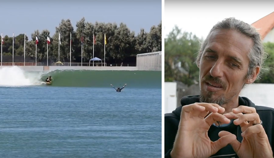 Rob Machado talks about surfing wave pools