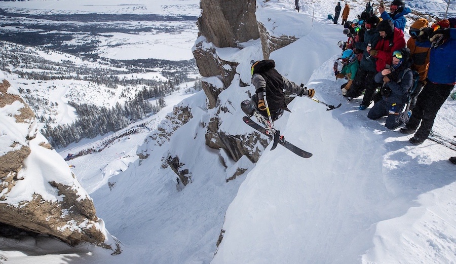 Here's the Story of the Sit-Skier Who Launched Corbet's Couloir Last Year