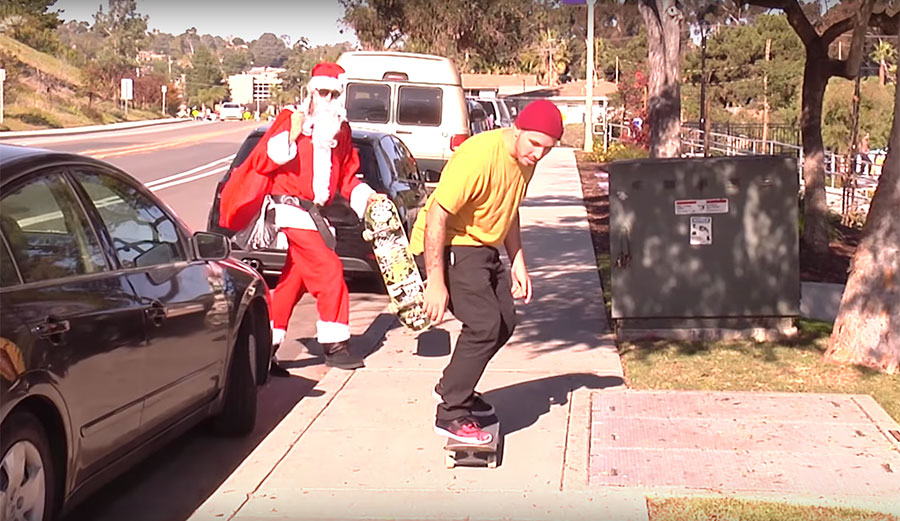 Santa Claus is Tony Hawk
