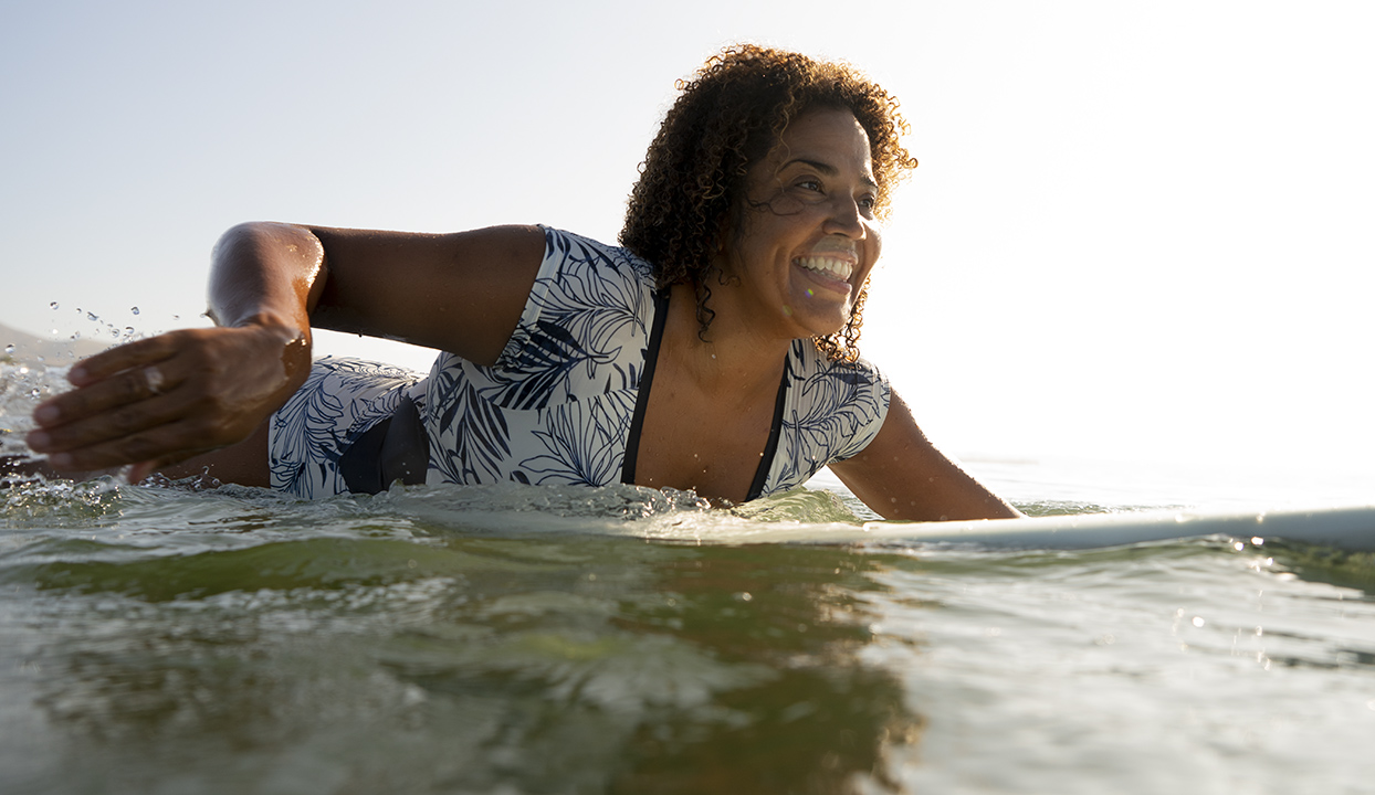 Danielle Lyons Black Surfer Girl Race