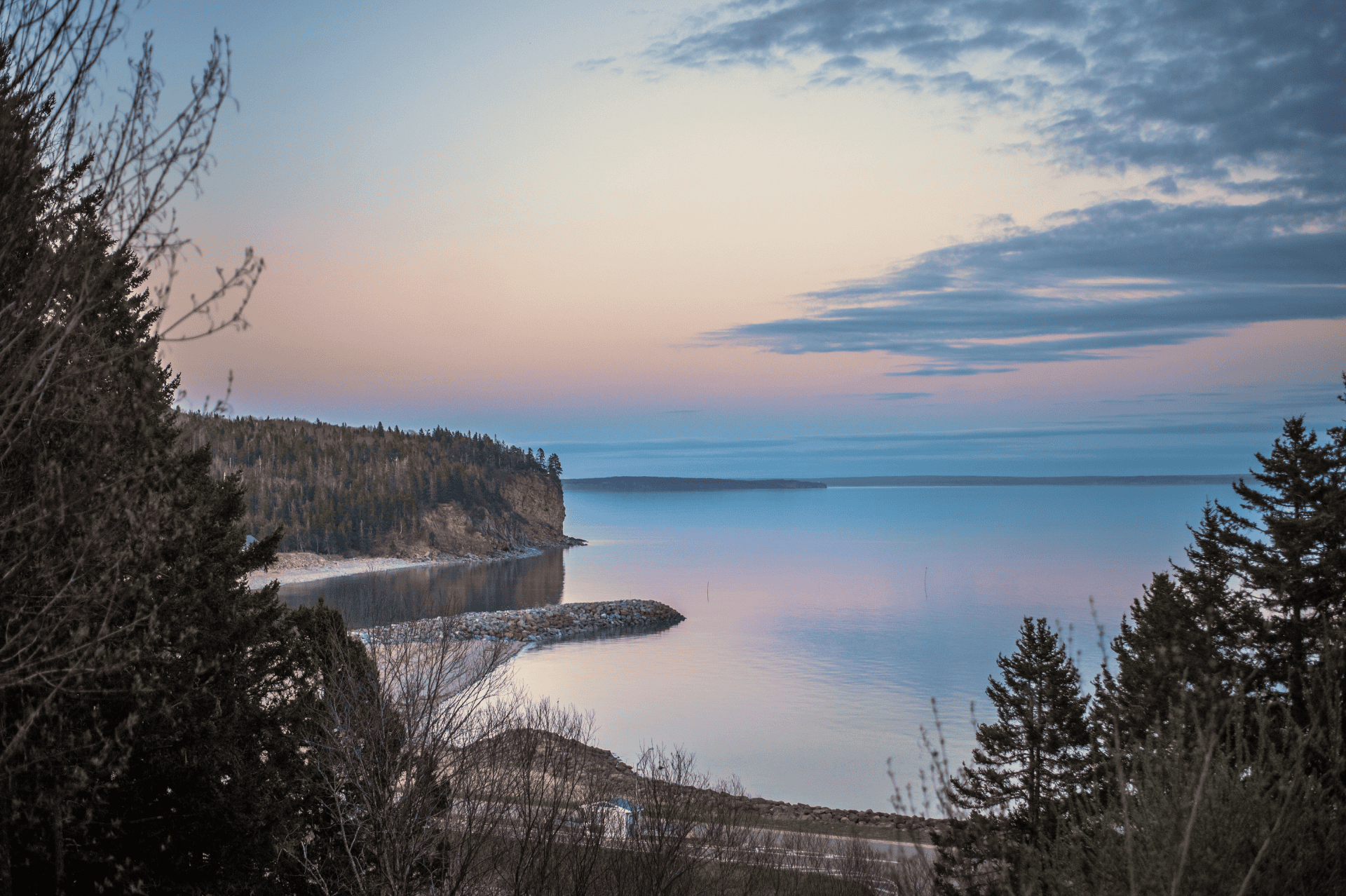 Bay of Fundy in the winter