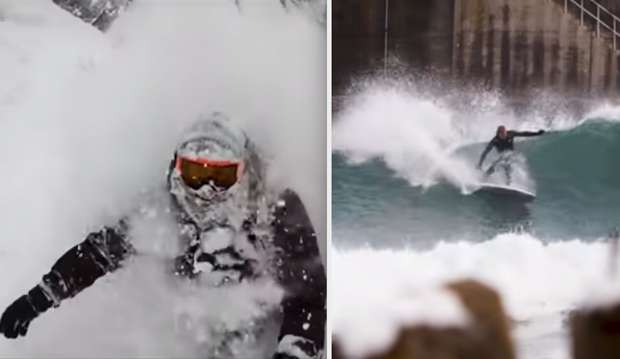 Jamie O'Brien Rode Pow and Waves in the Same Day in Japan and Kinda Scored