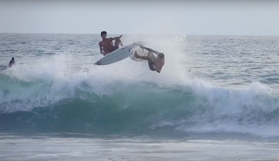 Santa Teresa surfing collison