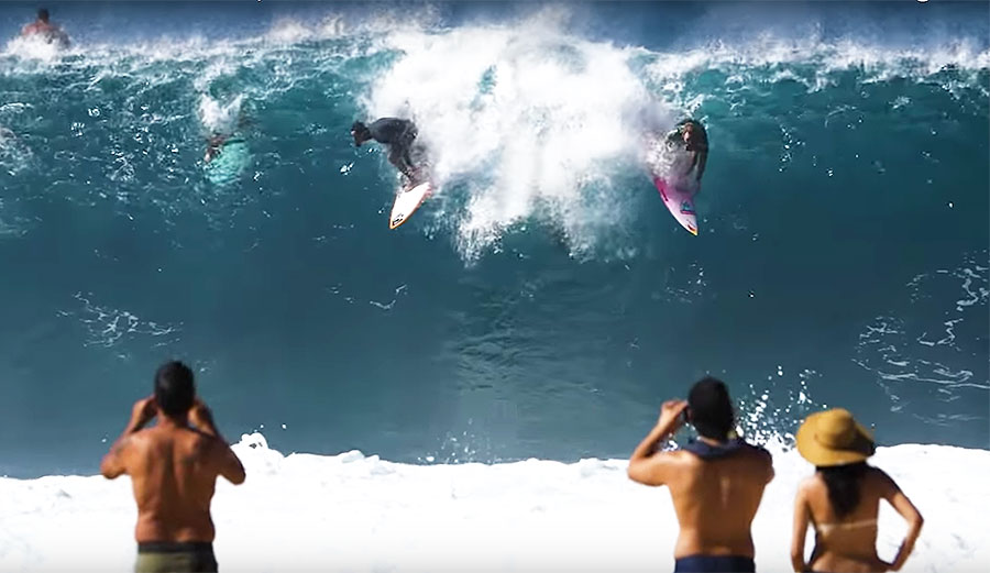 Pipeline surfing