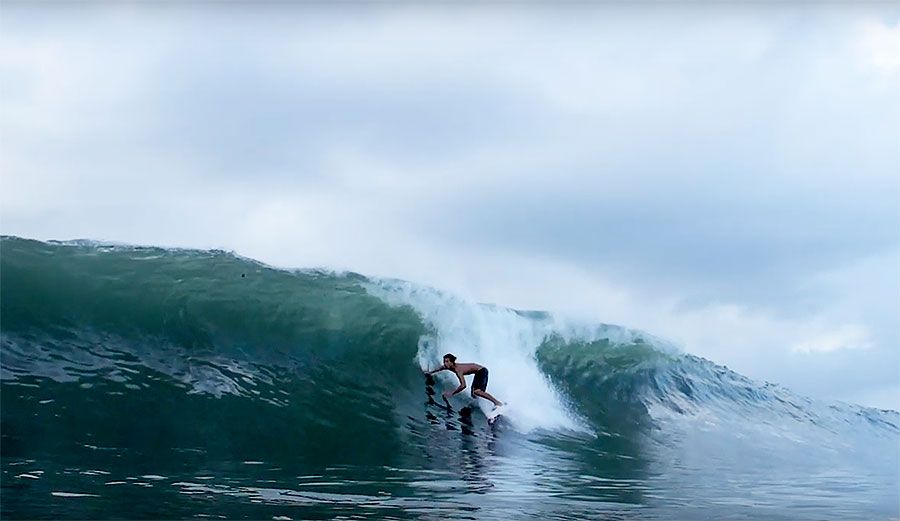 Jay Occhilupo surfing Keramas