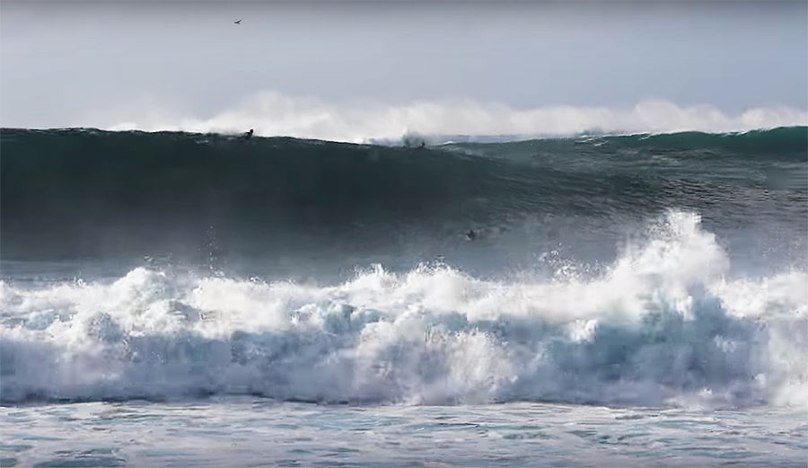 Nathan Florence surfing Pipeline