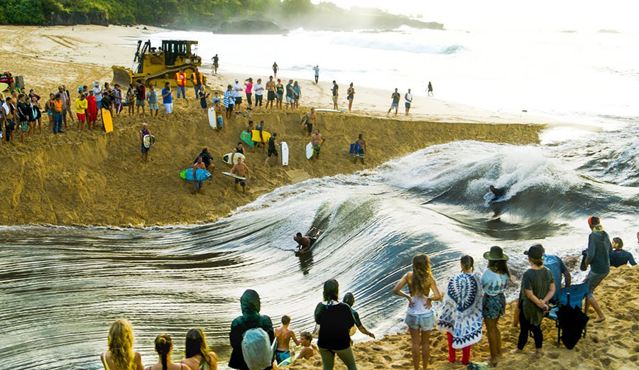 Waimea River wave