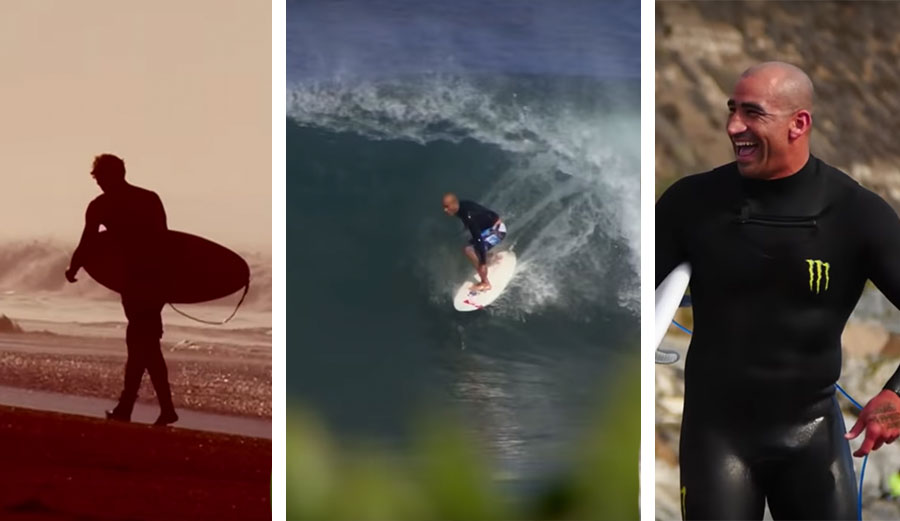 Kelly Slater Bobby Martinez John John Florence surfing